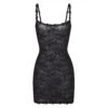 STRETCH LACE SLIP DRESS | ONYX -Underwear Specialty Shop SKIMS LOUNGEWEAR SL MIN 3015 ONX