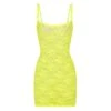 STRETCH LACE SLIP DRESS | YELLOW HIGHLIGHTER -Underwear Specialty Shop SKIMS LOUNGEWEAR SL MIN 3015 YWH