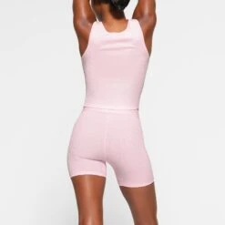 COTTON RIB BOXER PACK | CHERRY BLOSSOM MULTI -Underwear Specialty Shop SKIMS LOUNGEWEAR ST BOX 2453 LB CBL 0029 BK