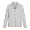 COTTON SLEEP BUTTON UP SET | LIGHT HEATHER GREY -Underwear Specialty Shop SKIMS LOUNGEWEAR ST PNS 3232 LHG T