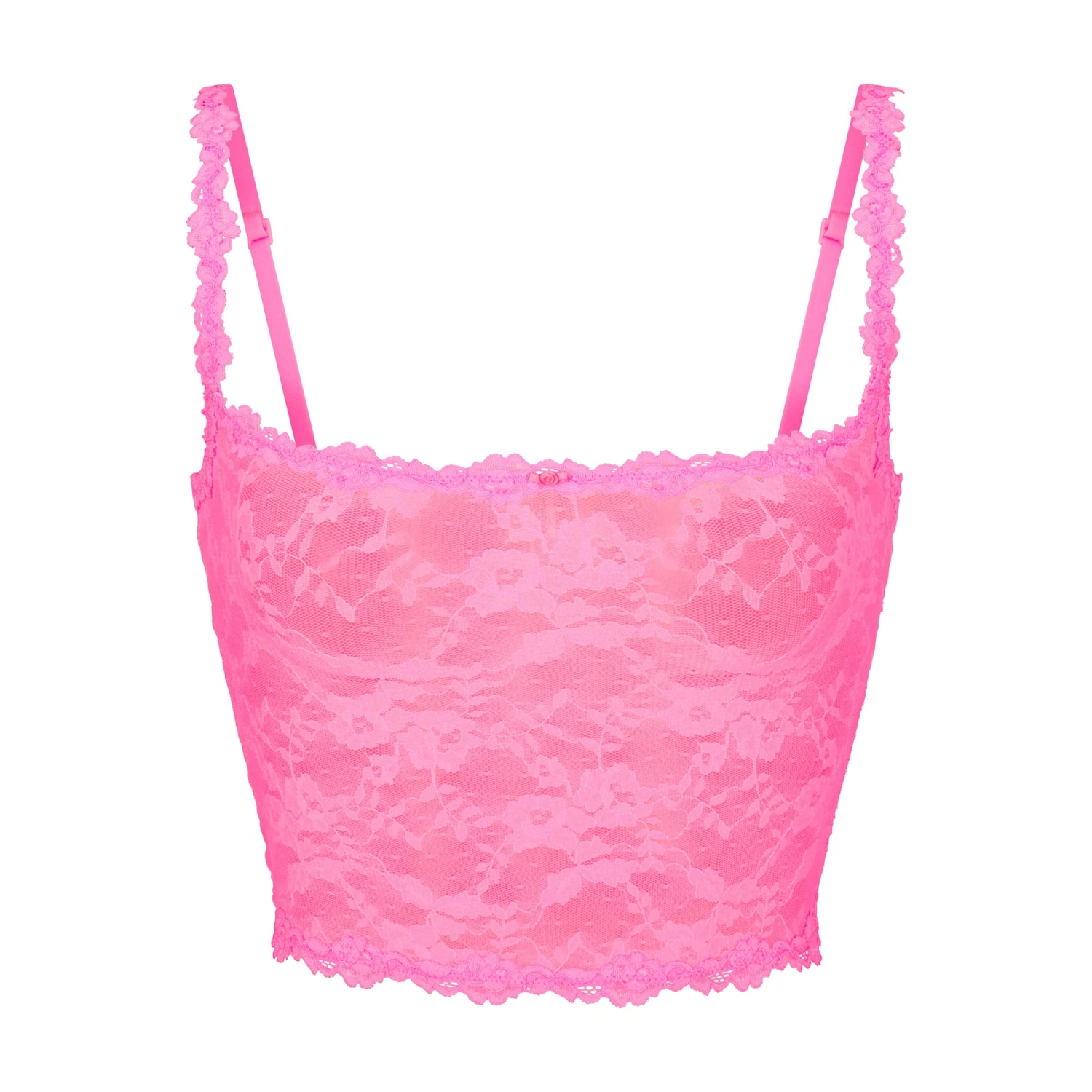 STRETCH LACE CAMI | SUGAR PINK 3 STRETCH LACE CAMI | SUGAR PINK