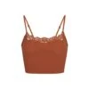 FITS EVERYBODY CORDED LACE CAMI | BRONZE -Underwear Specialty Shop SKIMS LOUNGEWEAR TP TNK 4128 BRZ