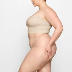 FITS EVERYBODY CORDED LACE CAMI | SAND -Underwear Specialty Shop SKIMS LOUNGEWEAR TP TNK 4128 FC SND 0008 SD