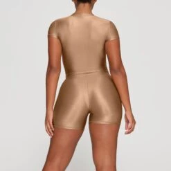 SHINE JERSEY T-SHIRT | SIENNA -Underwear Specialty Shop SKIMS LOUNGEWEAR TP TSH 3009 HA SIE 0015 BK