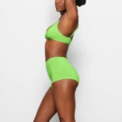 COTTON LOGO HOT PANT | NEON GREEN -Underwear Specialty Shop SKIMS PANTY BO SHO 2643 EA NGE 0010 SD 9d1b97e0 fb45 49a9 982a f4f65b65ada5
