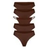 FITS EVERYBODY ESSENTIALS 5-PACK | COCOA -Underwear Specialty Shop SKIMS PANTY PN 5PK COAcopy