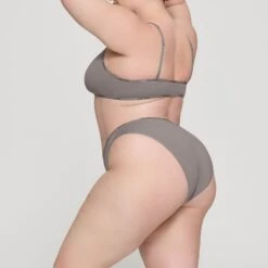 COTTON LOGO HIGH LEG BIKINI | SMOKE -Underwear Specialty Shop SKIMS PANTY PN BIK 2003 HC SMK 0013 SD 6b460a9e ac92 455e 954d d0ada26f4b77