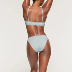 COTTON LOGO HIGH LEG BIKINI | FROST -Underwear Specialty Shop SKIMS PANTY PN BIK 2003 OB FRS 0018