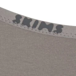 COTTON LOGO HIGH LEG BIKINI | SMOKE -Underwear Specialty Shop SKIMS PANTY PN BIK 2003 SMK DET