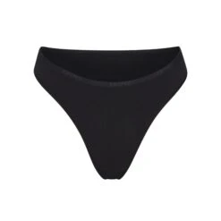 COTTON LOGO HIGH LEG BIKINI | SOOT