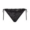 STRETCH LACE TIE SIDE BIKINI | ONYX -Underwear Specialty Shop SKIMS PANTY PN BIK 2970 ONX