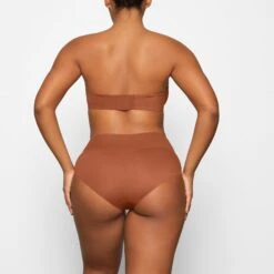 SMOOTHING HIGH-WAISTED BRIEF | BRONZE -Underwear Specialty Shop SKIMS PANTY PN BOY 2911 DA BRZ 0025 BK