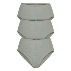 COTTON JERSEY FULL BRIEF 3-PACK | MINERAL