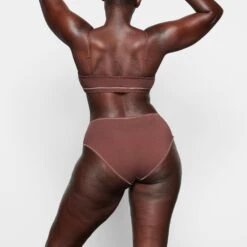 COTTON JERSEY FULL BRIEF | CHOCOLATE -Underwear Specialty Shop SKIMS PANTY PN BRF 0751 FD CHO BK