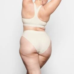 COTTON JERSEY LOW RISE BRIEF | BONE -Underwear Specialty Shop SKIMS PANTY PN BRF 0849 FA BON BK