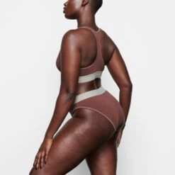 COTTON JERSEY LOW RISE BRIEF | CHOCOLATE -Underwear Specialty Shop SKIMS PANTY PN BRF 0849 FD CHO SD
