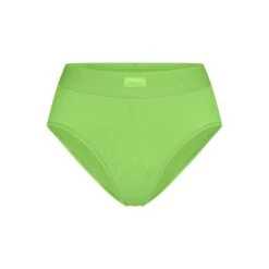 COTTON RIB BRIEF | NEON GREEN