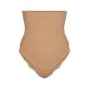 FITS EVERYBODY MATERNITY HIGH-WAISTED BRIEF | OCHRE -Underwear Specialty Shop SKIMS PANTY PN BRF 2602 OCH