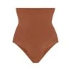SEAMLESS SCULPT HIGH-WAISTED BRIEF | BRONZE -Underwear Specialty Shop SKIMS PANTY PN BRF 3361 BRONZE