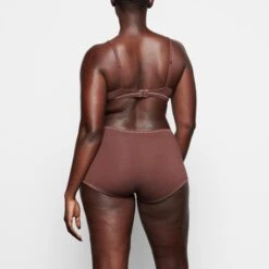 COTTON JERSEY BOY SHORT | CHOCOLATE -Underwear Specialty Shop SKIMS PANTY PN BYS 0273 FD CHO BK