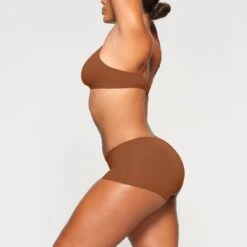 FITS EVERYBODY BOY SHORT | BRONZE -Underwear Specialty Shop SKIMS PANTY PN BYS 2030 KA BRZ 0010 SD