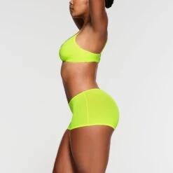 FITS EVERYBODY BOY SHORT | GREEN HIGHLIGHTER -Underwear Specialty Shop SKIMS PANTY PN BYS 2030 NA GRH 008