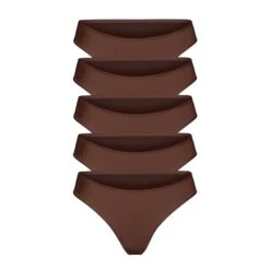 FITS EVERYBODY CHEEKY BRIEF 5-PACK | COCOA