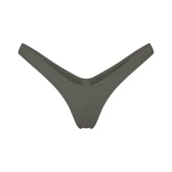 COTTON JERSEY MICRO DIPPED THONG | JUNIPER