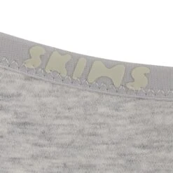 COTTON LOGO DIPPED THONG | LIGHT HEATHER GREY -Underwear Specialty Shop SKIMS PANTY PN DTH 2002 LHG DET
