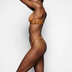 ULTRA FINE MESH MICRO DIPPED THONG | BRONZE -Underwear Specialty Shop SKIMS PANTY PN DTH 2013 RB BRZ 020 SD