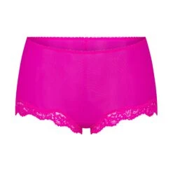 SUMMER MESH LACE BOY SHORT | FUCHSIA