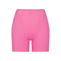 COTTON RIB BOXER | SUGAR PINK