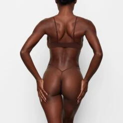 FITS EVERYBODY MICRO THONG | COCOA -Underwear Specialty Shop SKIMS PANTY PN MIC 0439 IA COA BK