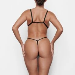 FITS EVERYBODY MICRO THONG | ONYX -Underwear Specialty Shop SKIMS PANTY PN MIC 0439 IB ONX BK