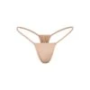 WOVEN SHINE SCRUNCHIE STRING THONG | PINK SAND -Underwear Specialty Shop SKIMS PANTY PN STT 1450 PKS