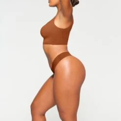 NAKED DIPPED THONG | BRONZE -Underwear Specialty Shop SKIMS PANTY PN THG 0852 KA BRZ 0009 SD