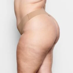 NAKED DIPPED THONG | CLAY -Underwear Specialty Shop SKIMS PANTY PN THG 0852 KA CLY SD