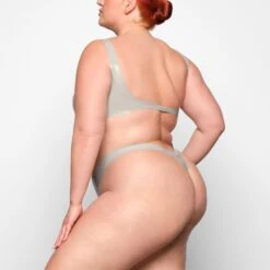 LATEX THONG | CEMENT -Underwear Specialty Shop SKIMS PANTY PN THG 1670 ZB CMT 0011 SD