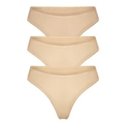 FITS EVERYBODY THONG 3-PACK | CLAY