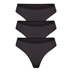 FITS EVERYBODY THONG 3-PACK | ONYX