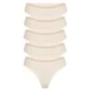 FITS EVERYBODY THONG 5-PACK | SAND -Underwear Specialty Shop SKIMS PANTY PN THG 2028 5PK SNDcopy