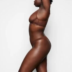 ULTRA FINE MESH THONG | MAHOGANY -Underwear Specialty Shop SKIMS PANTY PN THG 2167 RA MHG 018 SD