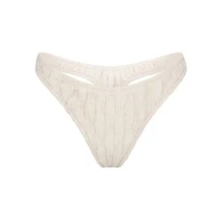 QUILTED THONG | MOON BEAM