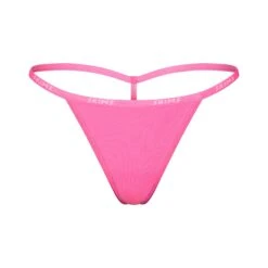 COTTON LOGO STRING THONG | SUGAR PINK