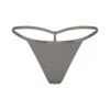 COTTON LOGO STRING THONG | SMOKE -Underwear Specialty Shop SKIMS PANTY PN THG 2642 SMK