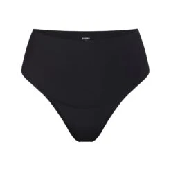 SMOOTHING HIGH-WAISTED THONG | ONYX