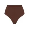 SEAMLESS SCULPT MID WAIST THONG | COCOA -Underwear Specialty Shop SKIMS PANTY PN THG 3358 COA