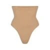 SEAMLESS SCULPT HIGH-WAISTED THONG | OCHRE -Underwear Specialty Shop SKIMS PANTY PN THG 3360 OCHcopy