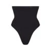 SEAMLESS SCULPT HIGH-WAISTED THONG | ONYX