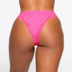 FITS EVERYBODY LACE CHEEKY TANGA PACK | NEON MULTI -Underwear Specialty Shop SKIMS PANTY PN THG 3632 LA NML 0013 BK